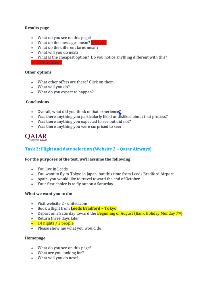 User Test Script page 5